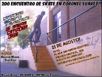 para la comu: Encuentro de skate en coronel suarez